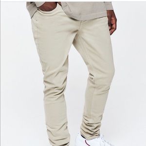 PacSun Khaki Stacked Skinny Jeans